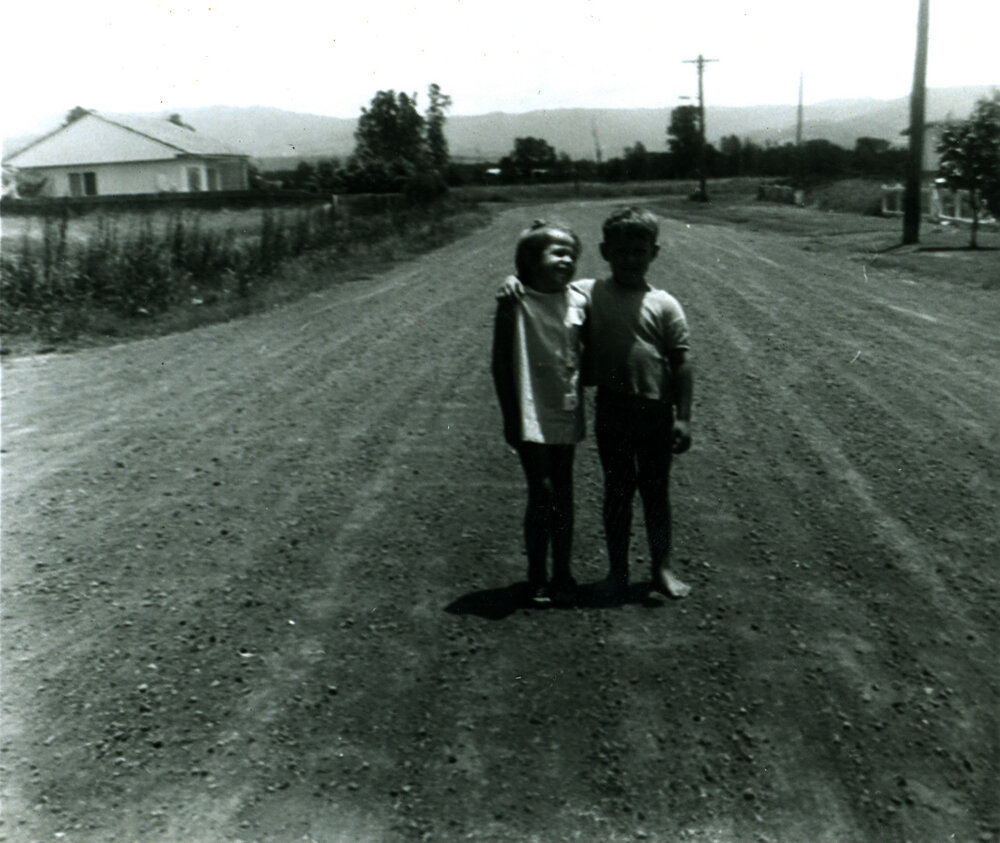 Ursula Schwarz and her cousin Alfie Schwarz 