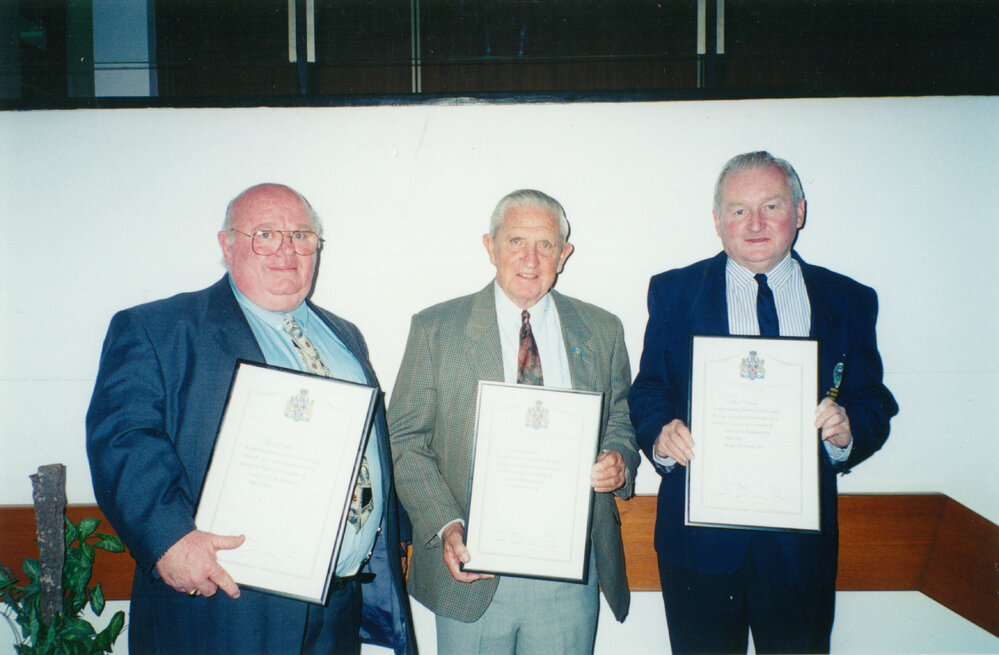 Shellharbour Council Aldermen John Tease, Keith Hockey and John O'Dwyer