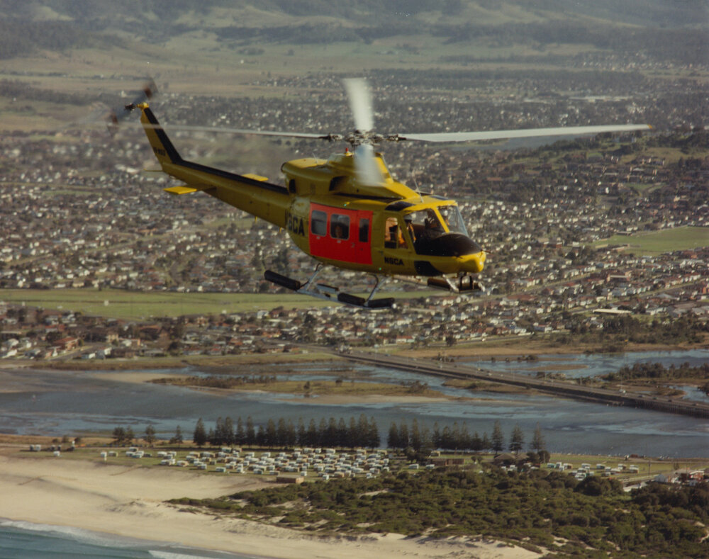 National Safety Council of Australia Helicopter over Windang 