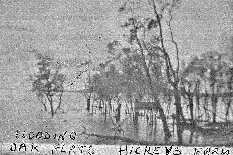 Hickey's Farm, Oak Flats During Floods