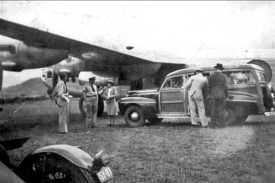 Duke of Gloucester's Plane at the Airport
