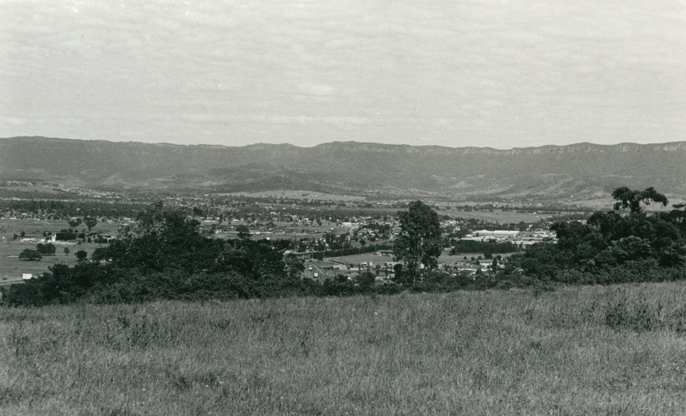View from Stoney Range to Oak Flats