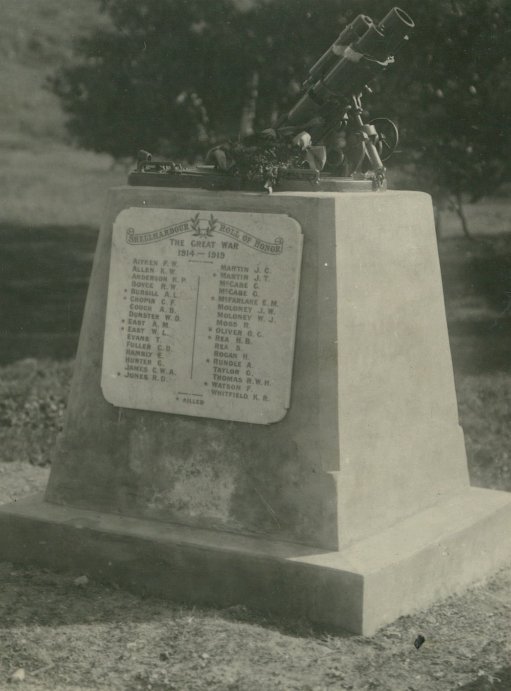 Shellharbour War Memorial