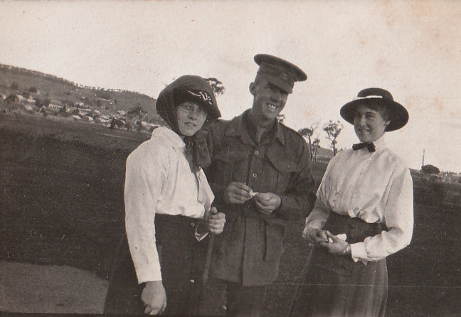 Kathleen (Kaleen) and Keith Allen, and Unknown Woman.