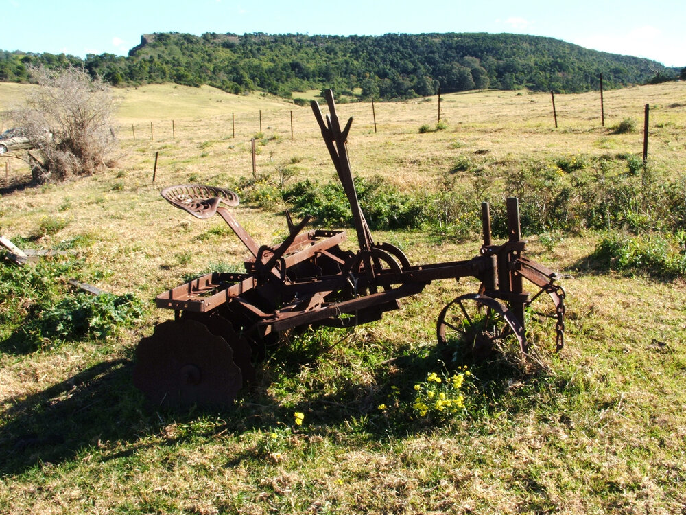Old Ploughing Machinery at 'Nancyville' Farm, Dunmore