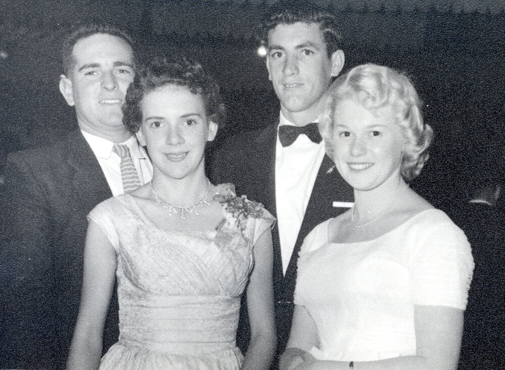 Jim Sellers, Joan Stephens, Des Stubbs and ?