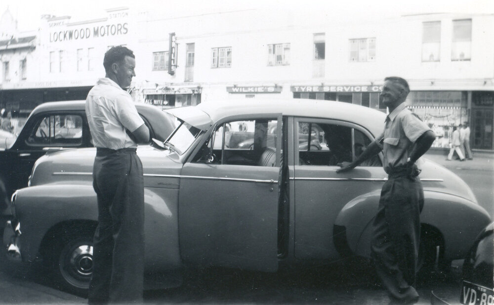 Ray O'Gorman and Lew Stubbs at Goulburn