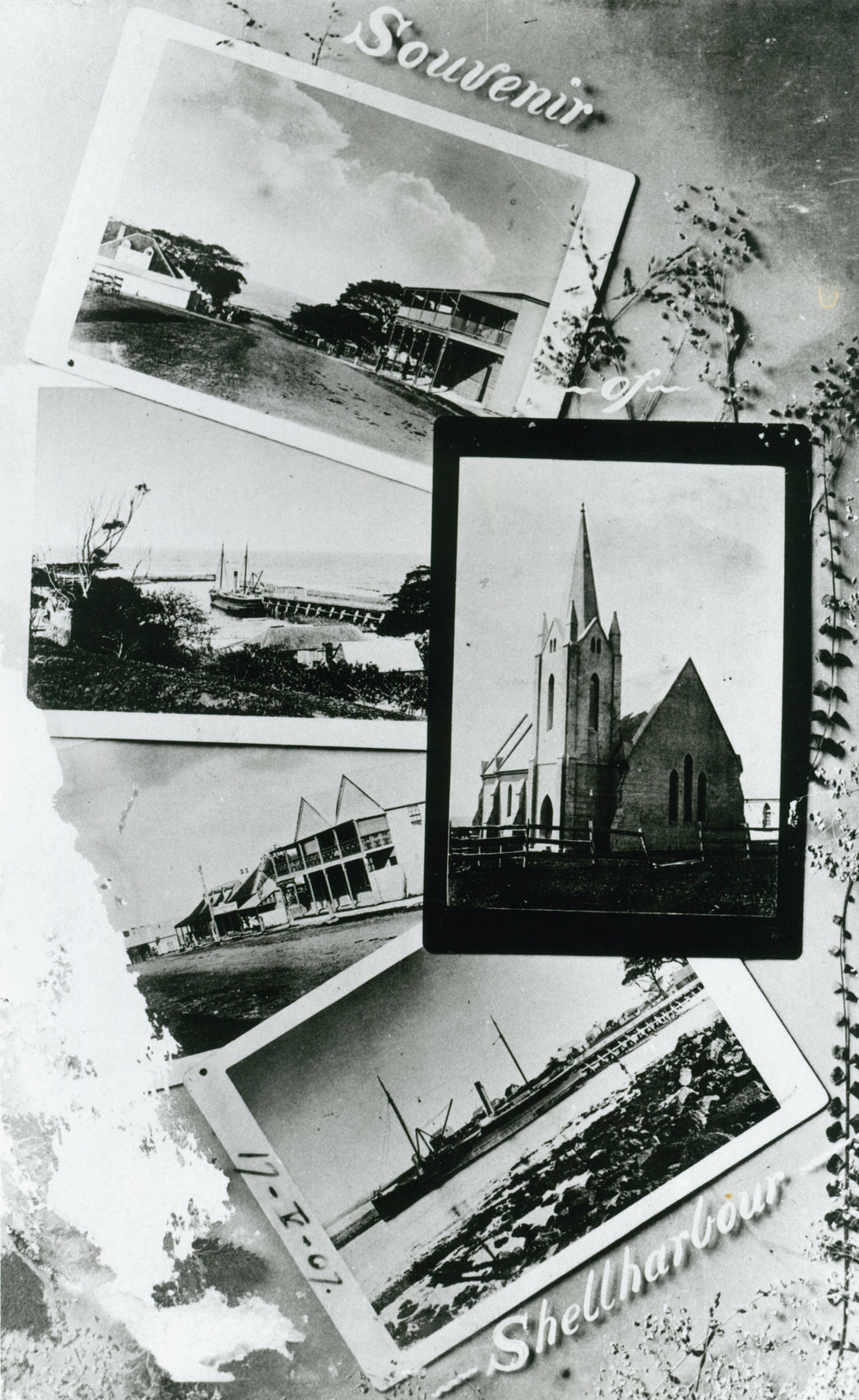 Souvenir postcard of Shellharbour