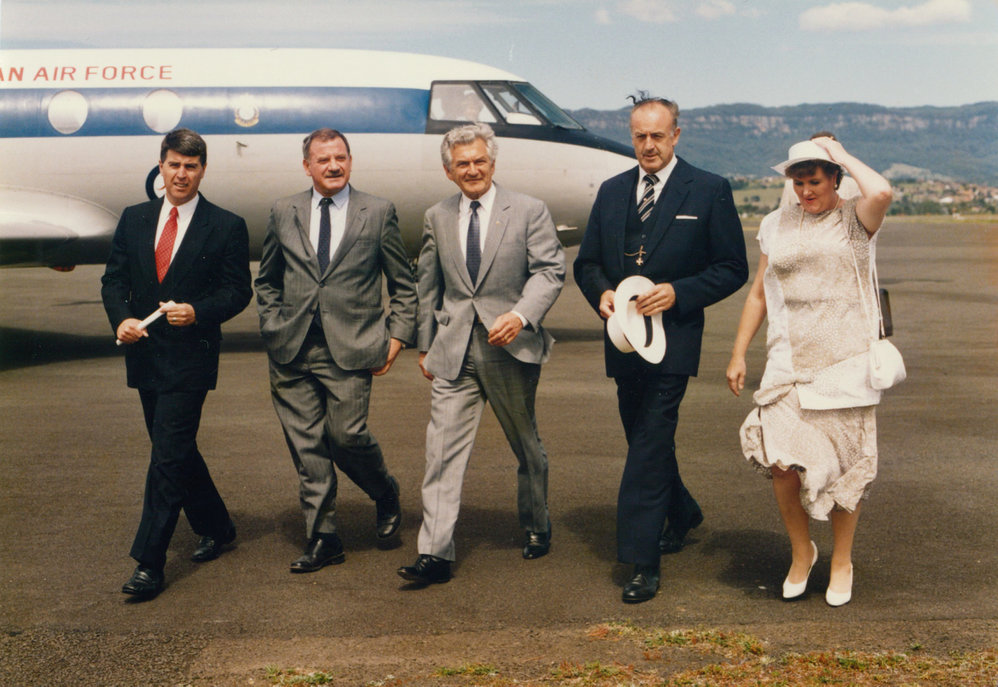 Prime Minister Bob Hawke's Visit to Shellharbour