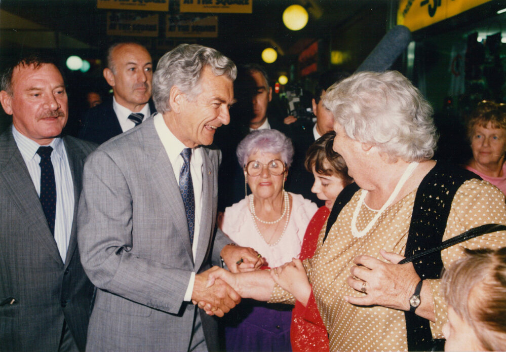 Prime Minister Bob Hawke's Visit to Shellharbour