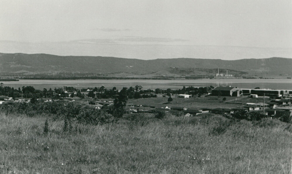 View from Mount Warrigal to Tallawarra Power Station