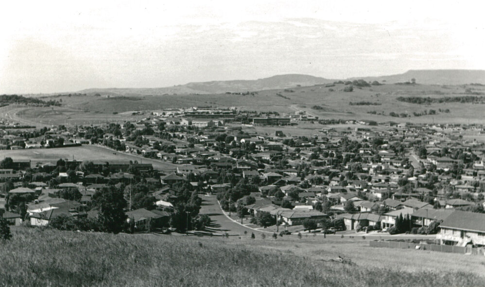 View from Mount Warrigal looking South to Shellharbour Square.