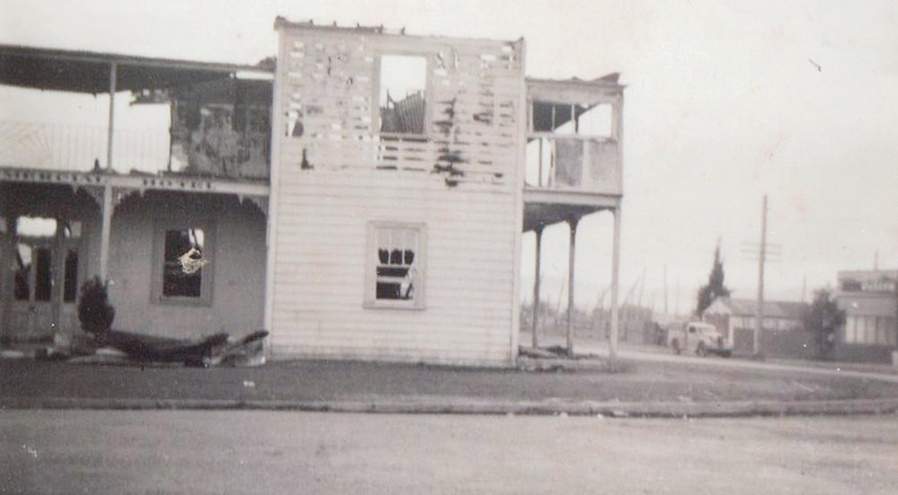 Ruins of the Commercial Hotel