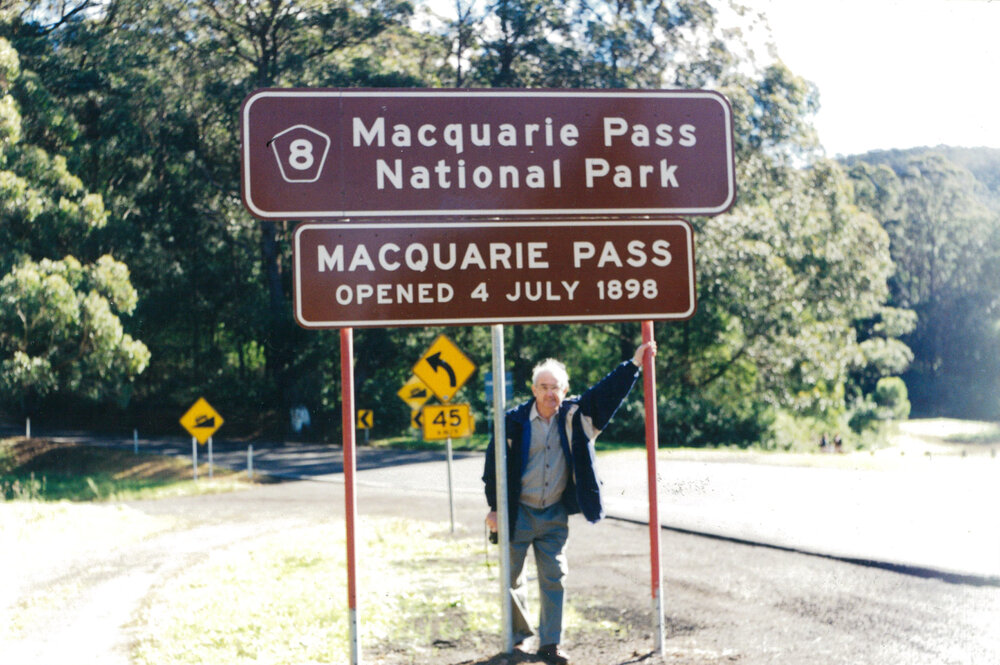 Macquarie Pass National Park Sign