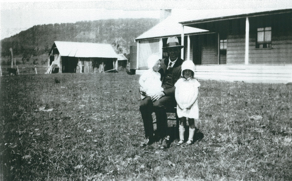 Fred, Shirley and Wilma Ball at Wattlegrove Farm