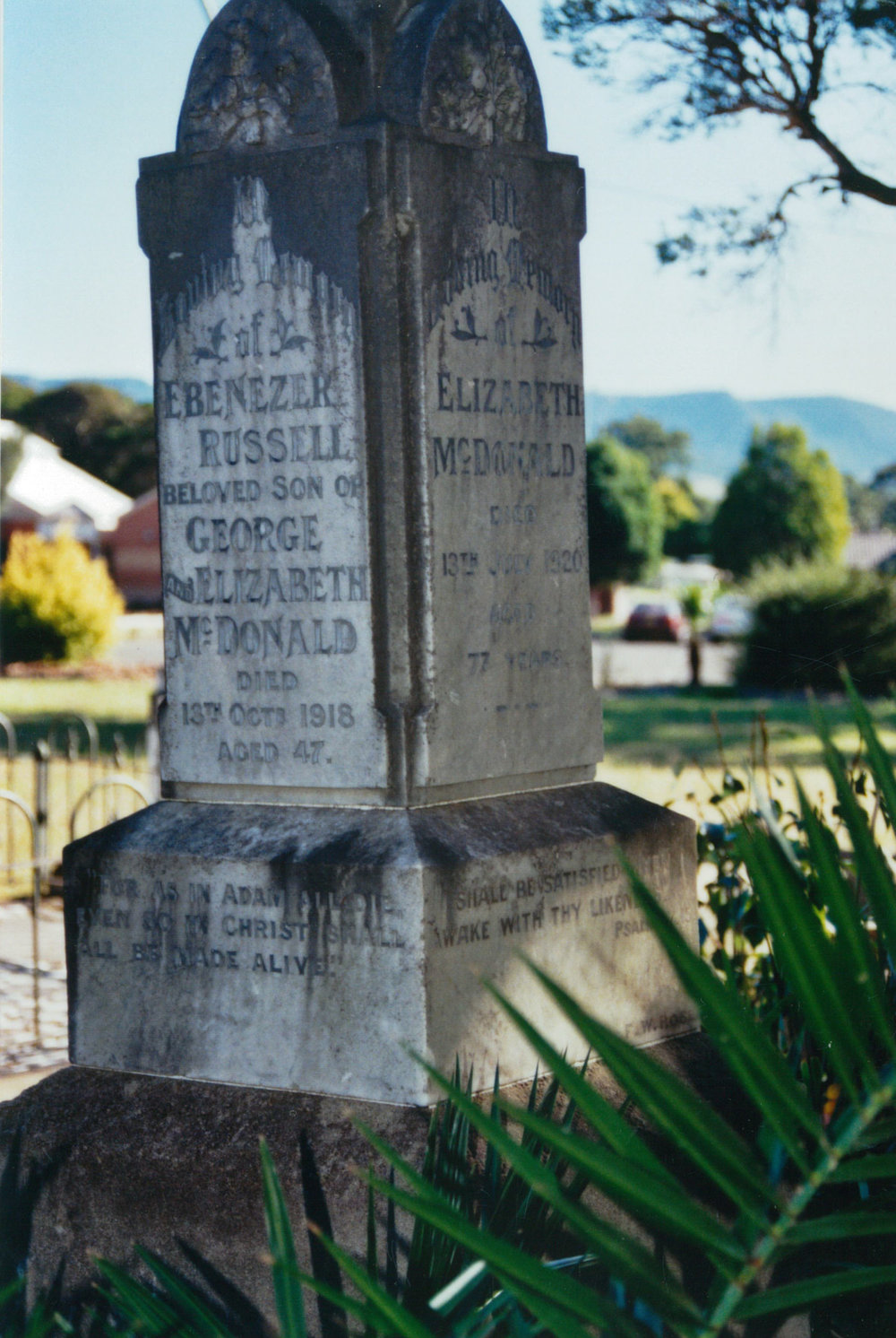 Pioneer Cemetery Albion Park