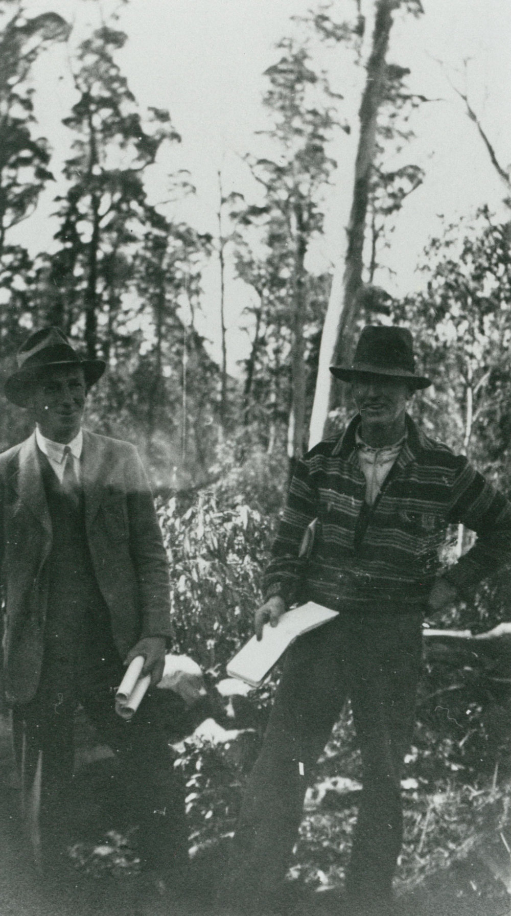 Charles Graham and Council Officer 