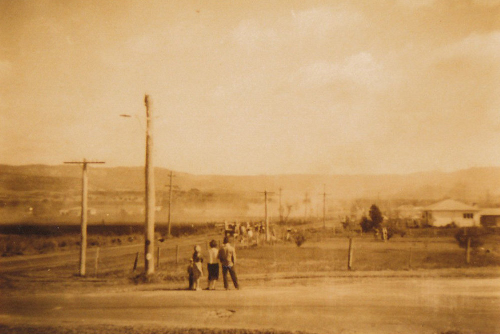 Looking West Towards Oak Flats