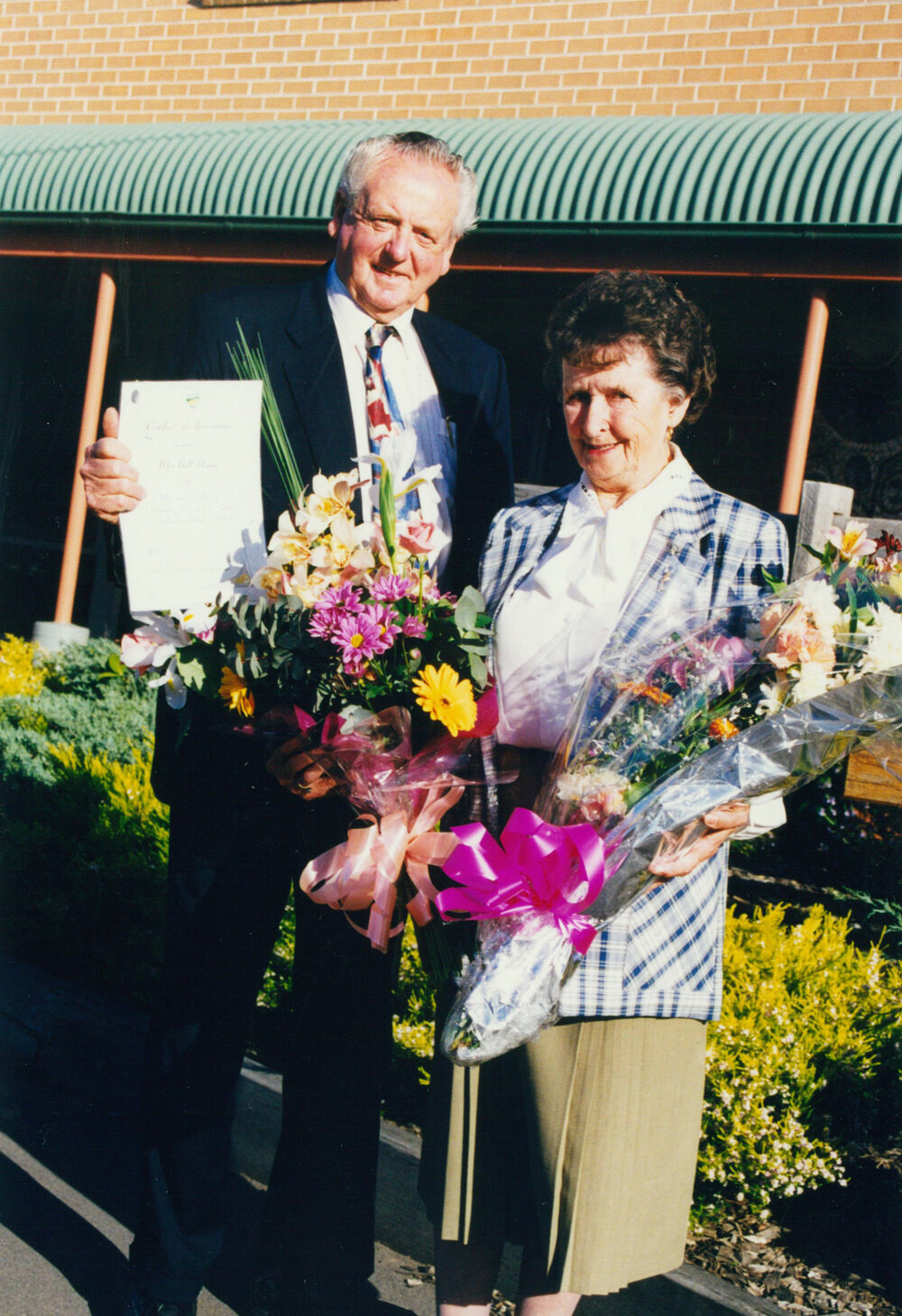 Cec Glenholmes and Nell Hogan