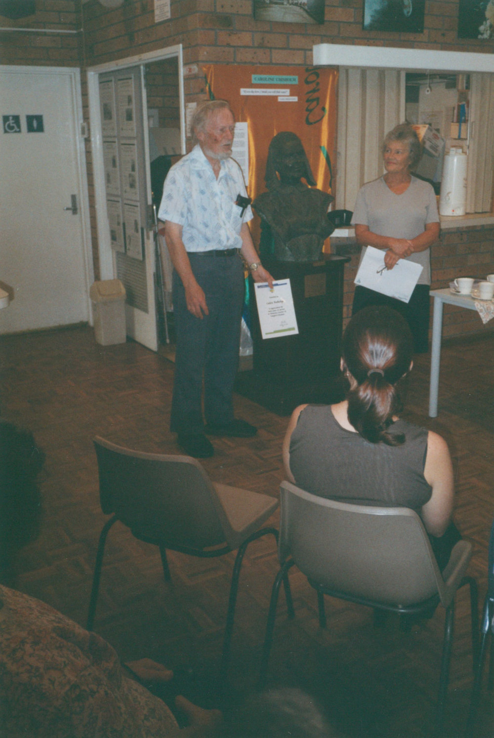 Presentation to Cedric Rutledge