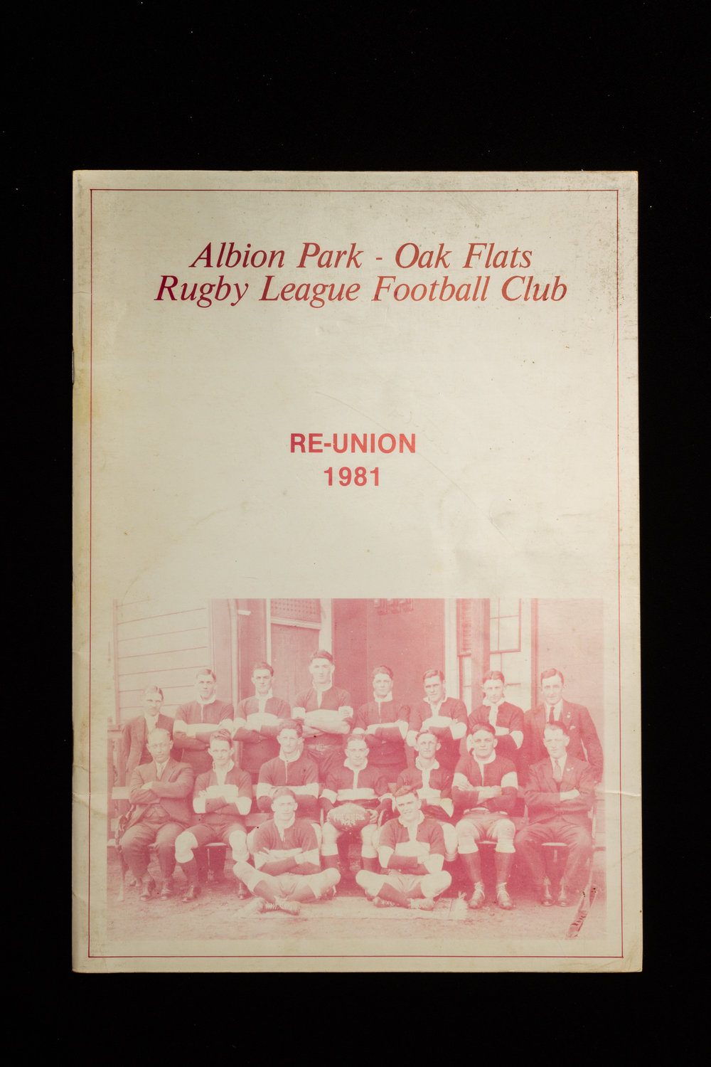 Albion Park Oak Flats Rugby League Football Club Reunion 1981 - Lew Stubbs