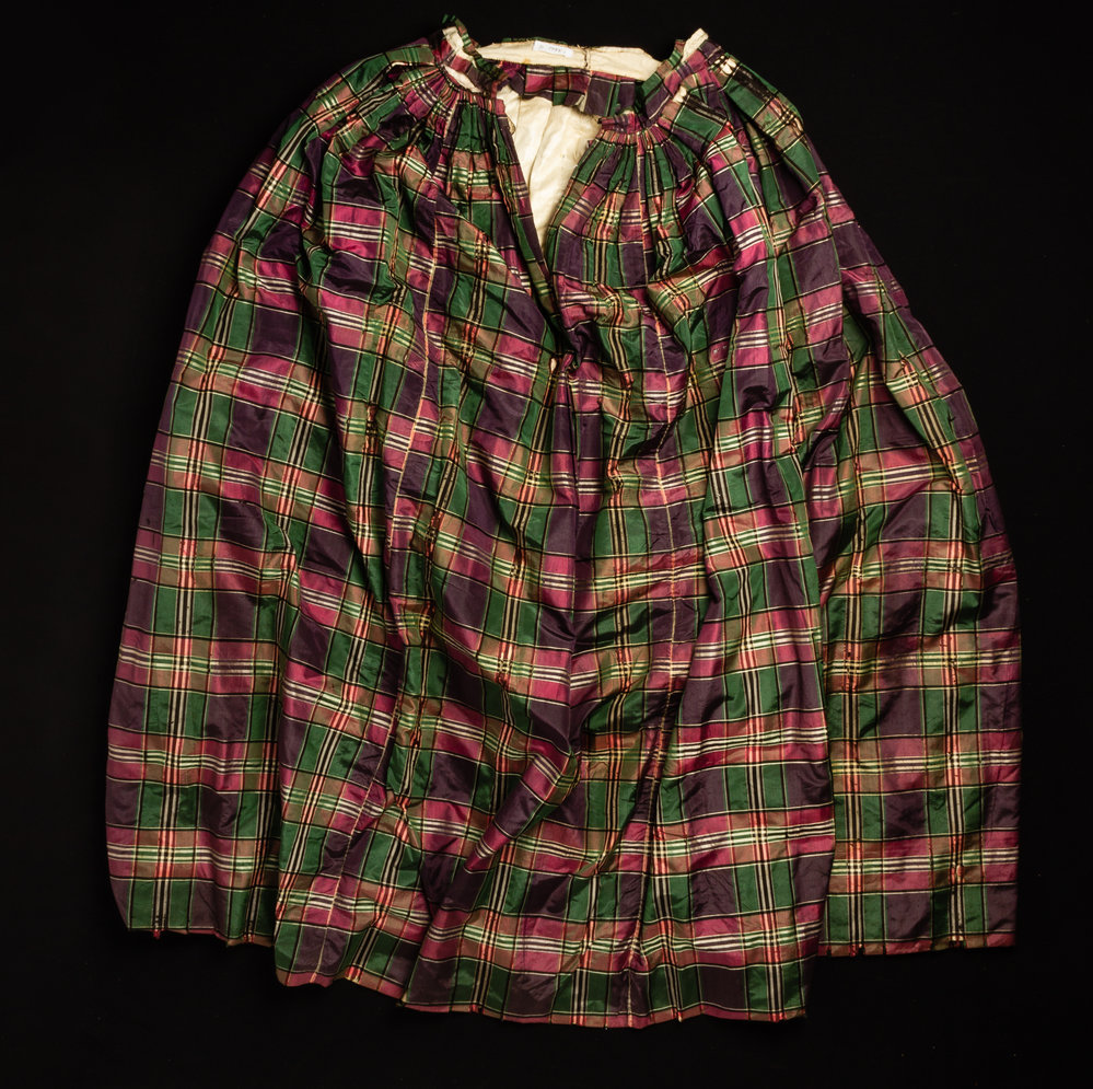 Tartan Silk Taffeta Skirt - Sarah Thomas