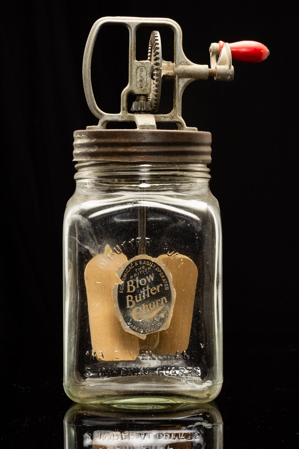 Glass Butter Churn - Couch Family