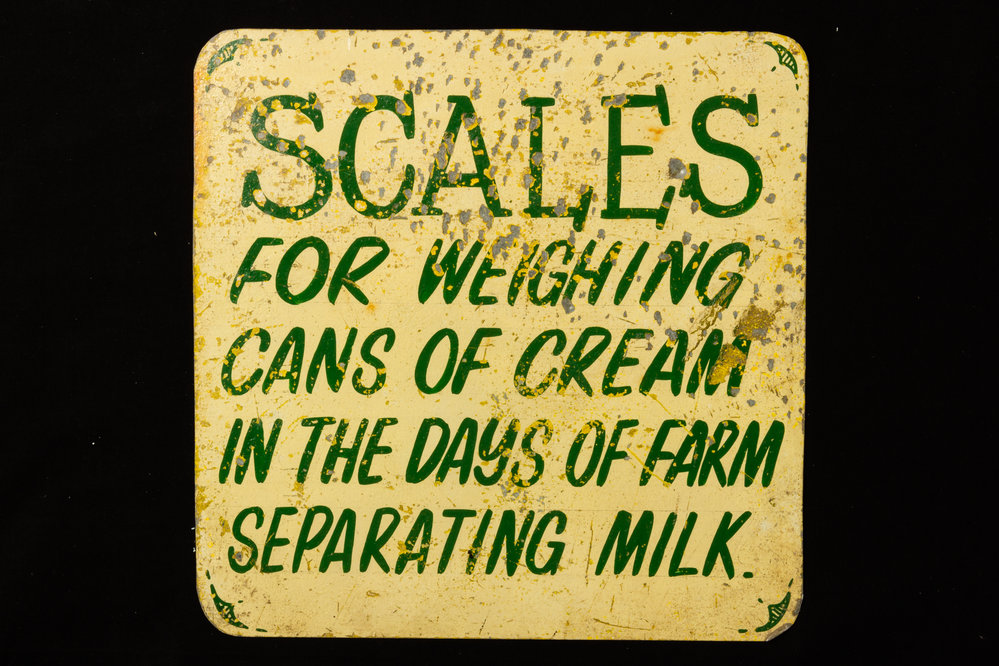Scales Sign Dairy Farmers Country Store