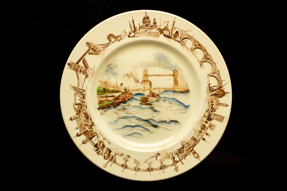 London Tower Bridge Plate