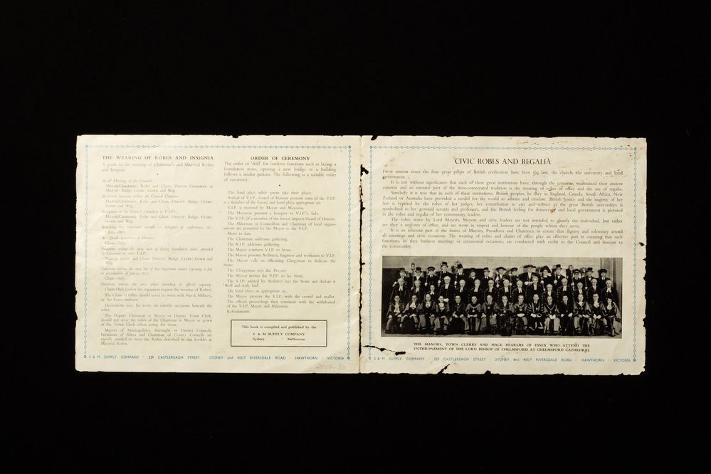 Illustrated Civic Robes and Regalia