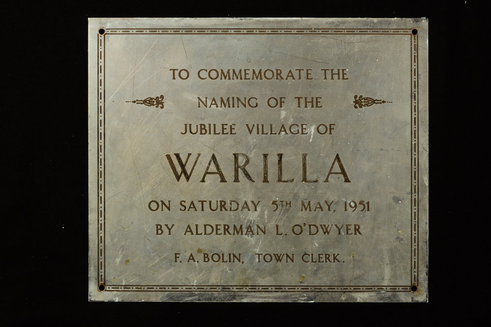 Naming of the Jubilee Village of Warilla Commemoration Plaque