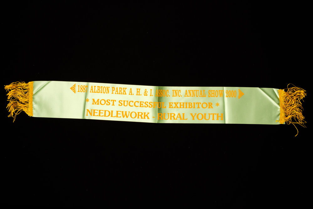 Albion Park Show Sash Ribbon