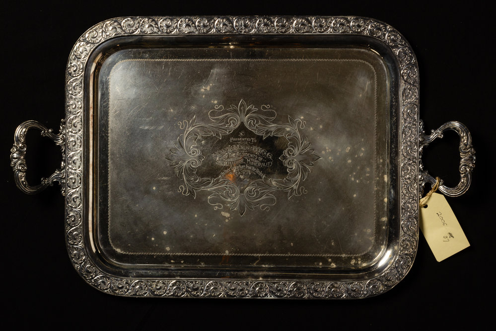 Bigg Family Silver Tea Tray