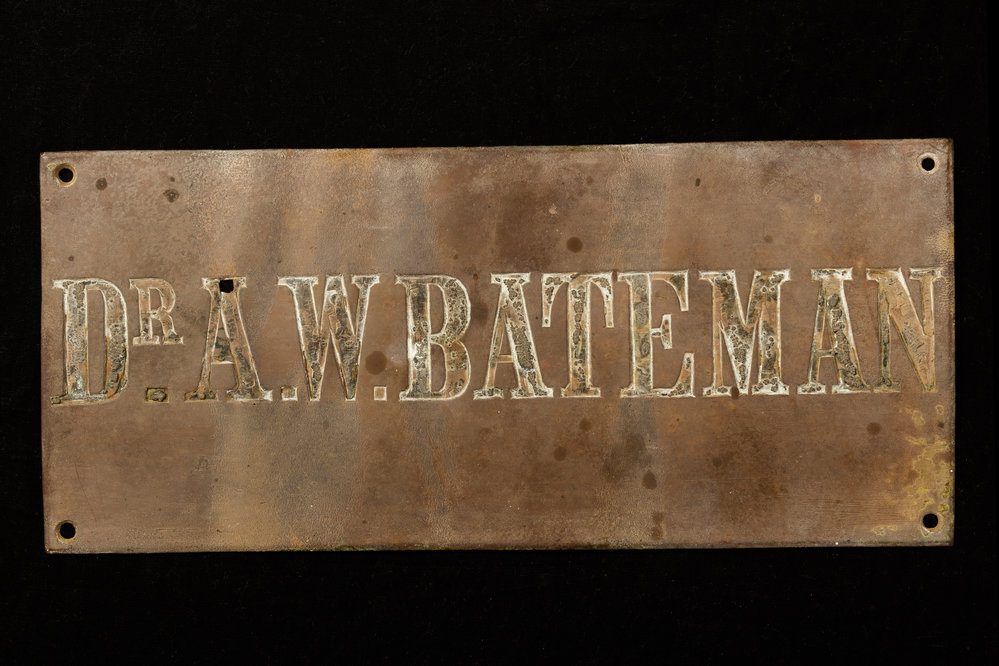 Plaque - Dr.  A.W. Bateman