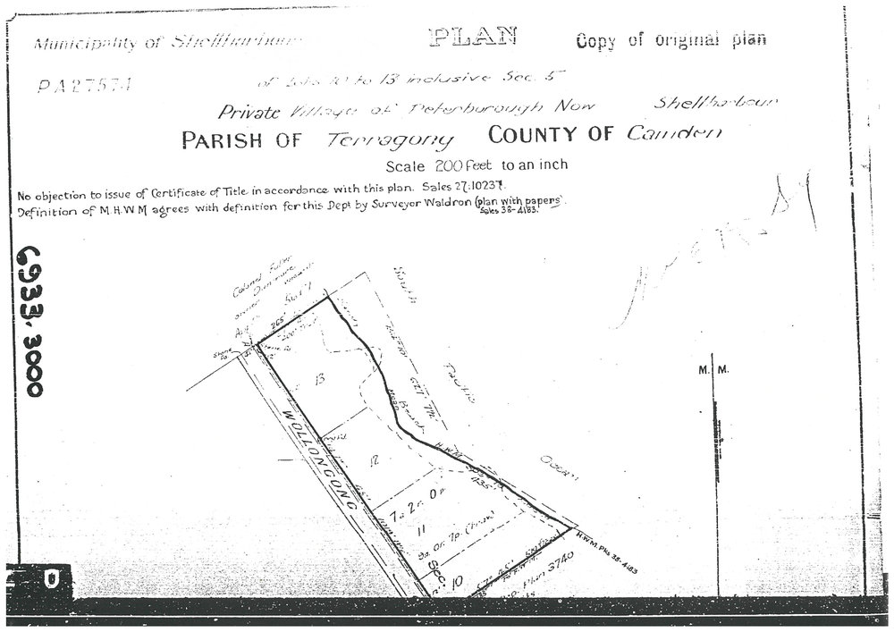 Plan Part Village of Peterborough