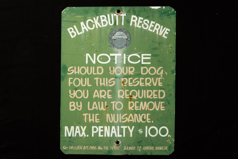 Blackbutt Reserve Dog Act Signs