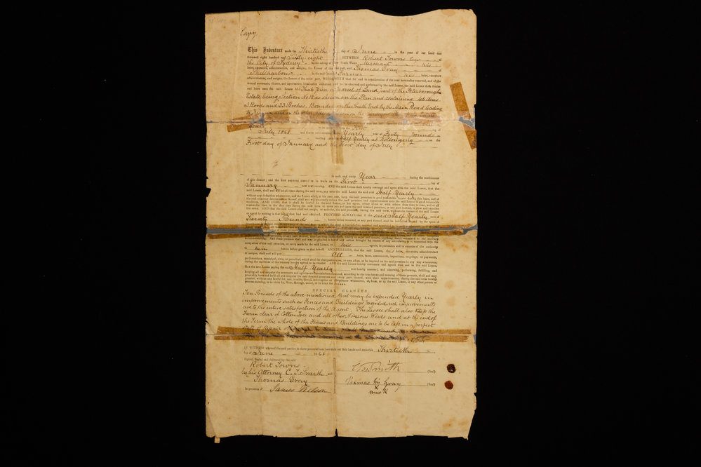 Indenture - Thomas Gray