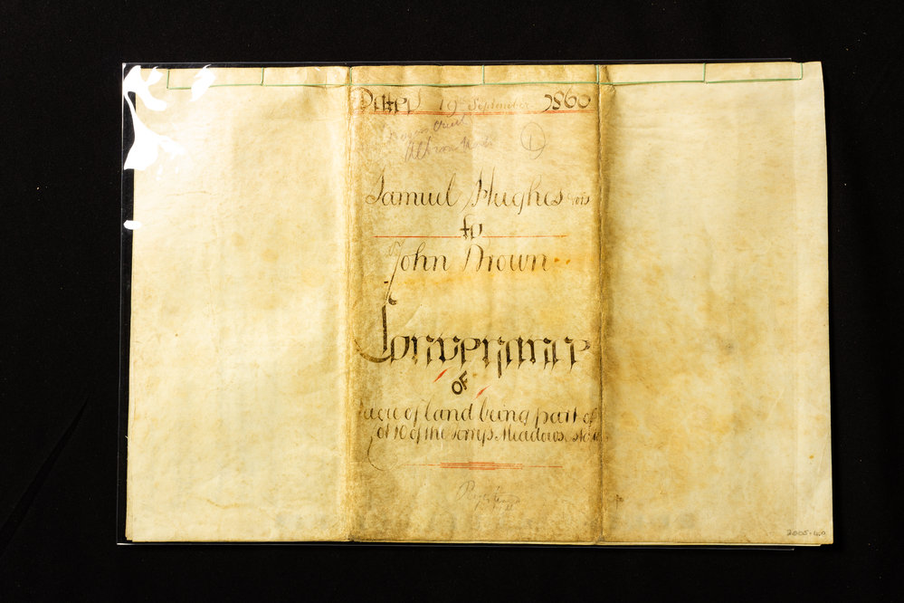 Indenture - Samuel Hughes To John Brown