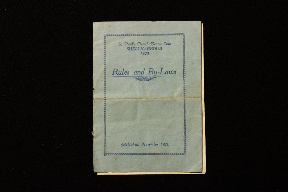 St. Paul's Church Tennis Club Shellharbour Rules and By-Laws