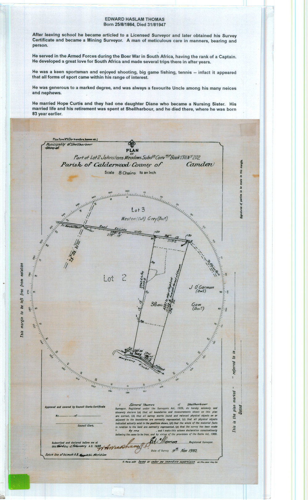 Part of Lot 2 Johnston's Meadows Subdivision