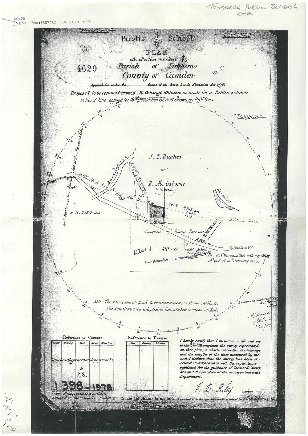 Plan Tongarra Public School