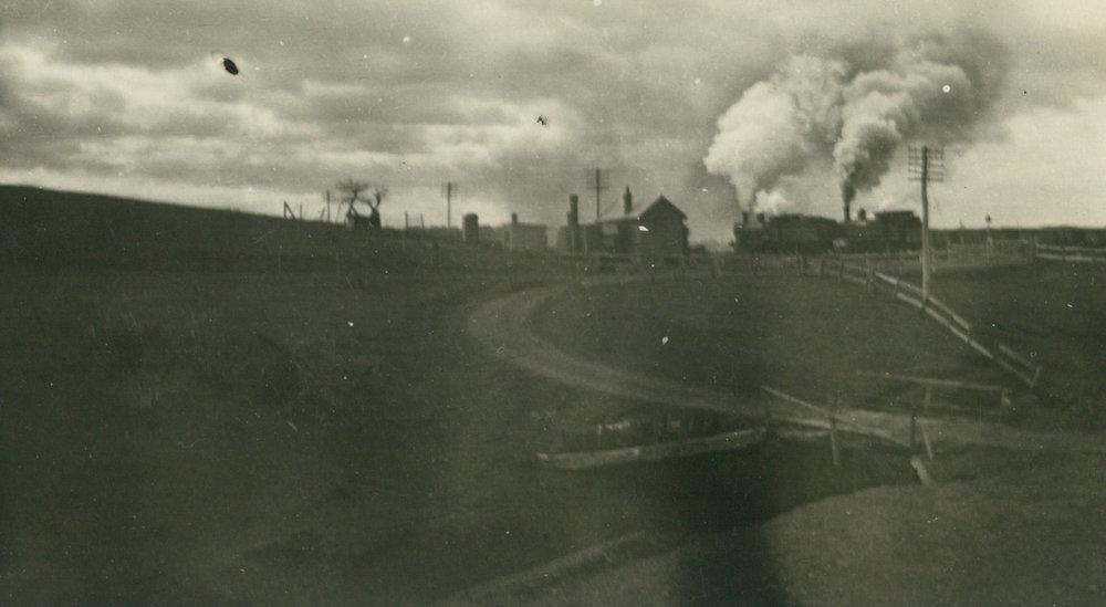 Steam Train Hauling Blue Metal From Dunmore Quarry 