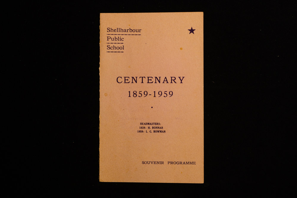 Shellharbour Public School Centenary Booklet