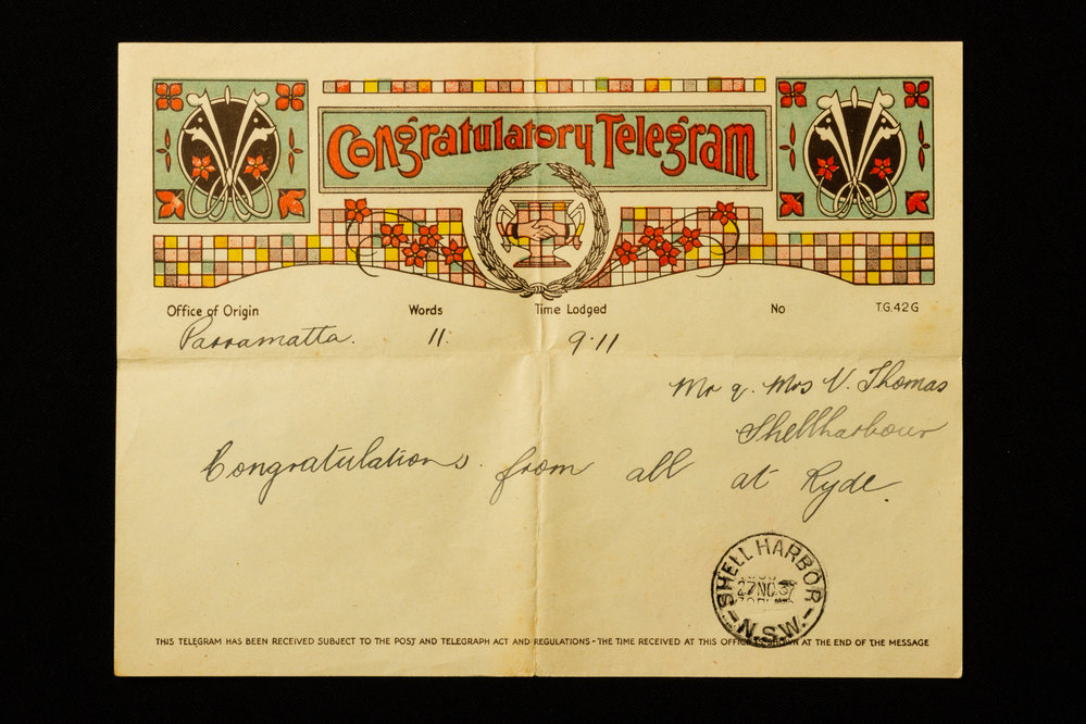 Telegrams - Thomas Family