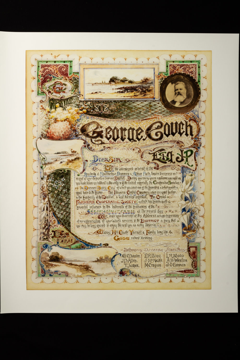 Illuminated Address George Couch