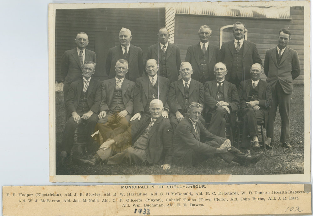 Shellharbour Municipal Council 1933