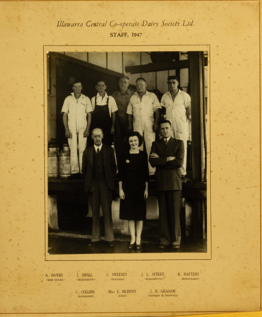 Employees Illawarra Cooperative Central Dairy Staff 1947