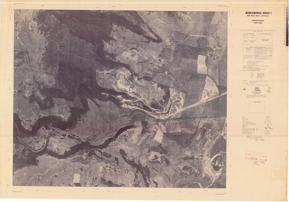 Minnamurra W8262 Orthophotomap