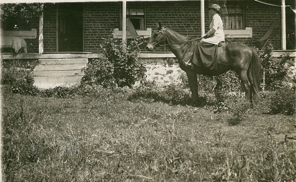 Ellen 'Nellie' Armstrong at Oak Farm