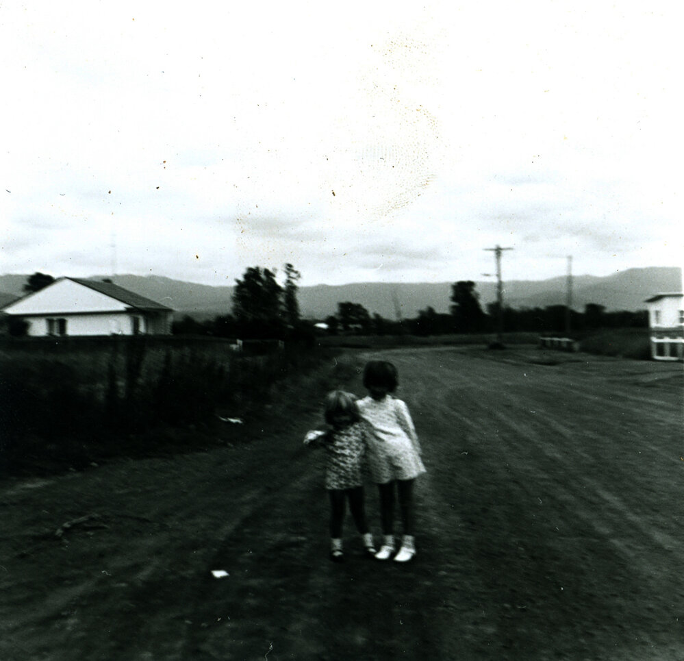 Ursula Shwarz and her cousin Sylvia Schwarz 